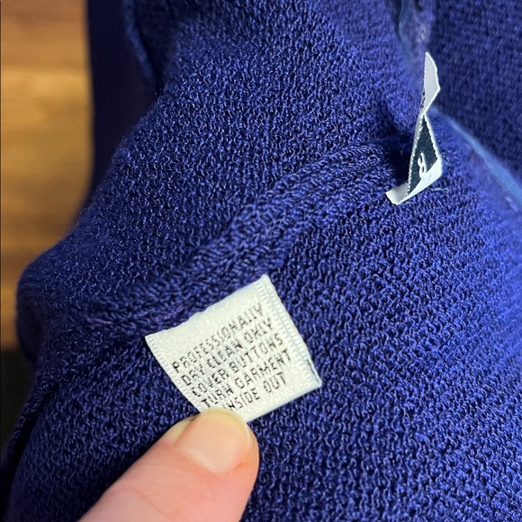 St. John new 2 piece suit, blue/purple, size 8, made in USA, sparkly skirt! - Picture 14 of 17